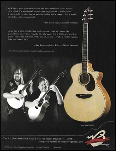 Publicidad de guitarra acústica Ben Lacy Jay Roberts Breedlove Atlas Stage J350/EF - Imagen 1 de 3