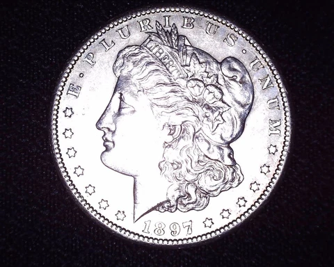 1897 S Uncirculated Morgan Silver Dollar Nice Details Lower Mintage  #M310 Cover