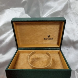 Genuine Rolex Watch Box Green Box Montres SA Geneve 68.00.01 Wood Box And Case - Picture 1 of 24
