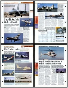 Saudi Arabia #330 - Air Forces - World Aircraft Information 2 Pages - Picture 1 of 1
