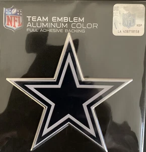 Adesivo sportivo colore alluminio emblema Dallas Cowboys - Foto 1 di 1