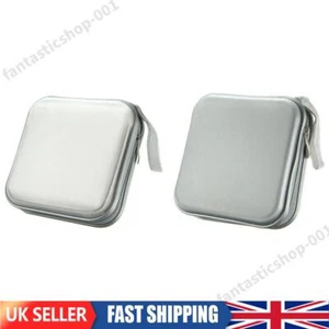 40pcs Capacity Disc CD DVD Wallet Storage Organizer Case Holder(White) - Afbeelding 1 van 12