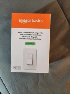 Amazon Basics Smart Dimmer Switch, Single Pole, Neutral Wire Required, 2.4 WiFi - Picture 1 of 3
