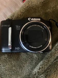 Canon PowerShot SX160 IS 16.0MP Digital Camera - Black - Picture 1 of 2