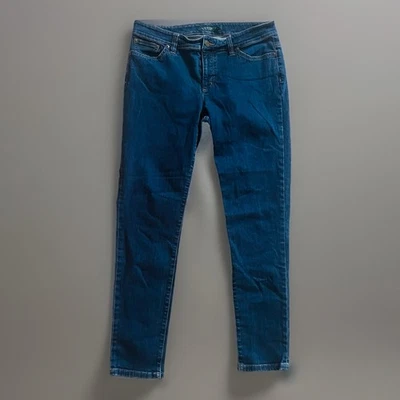 Lauren Ralph Lauren 现代紧身牛仔裤 12P 深水洗弹力中腰 — 第 1/4 张图片