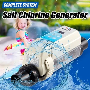 Sistema de cloración de piscina de agua salada para piscinas sobre el suelo de hasta 26K galones - Imagen 1 de 16