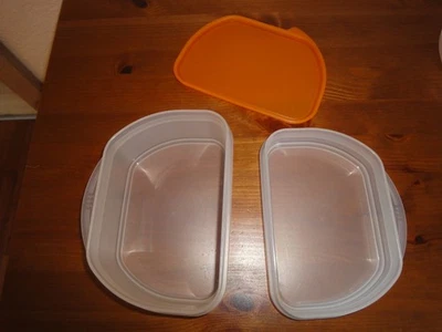 Tupperware halbes Frische Kabinett Cool n fresh Aufschnitt Box 300/650 ml *TOP* - Bild 1 von 4