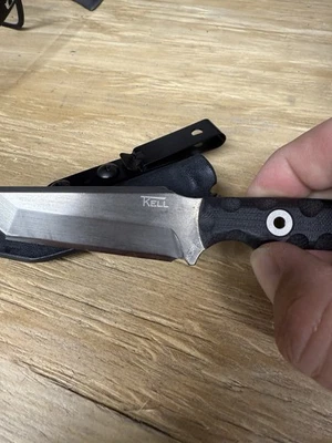 T. Kell Knives Nighthawk 80CRV2 Fixed Blade - Image 1 of 4