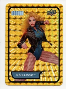 2023-24 Upper Deck DC Annual Backscatters Gold Parallel Black Canary #B-6 - Picture 1 of 2