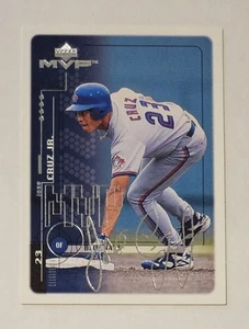 Guante de oro JOSE CRUZ JR. 1999 Upper Deck MVP - Silver Script #217 Blue Jays - Imagen 1 de 3