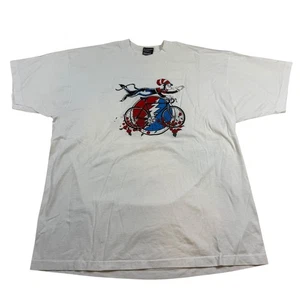 Grateful Dead Cat in the Hat Bike Roses T-Shirt XL 1994 RAGBRAI USA 50/50 - Bild 1 von 9