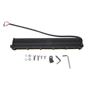 Waterproof 10 Inch UltraSlim Light Bar with 26 Yellow Chips for ATV Car - Picture 1 of 24