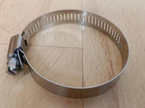 EDELSTAHLSCHELLE SCHLAUCHSCHELLE 12mm Bandweite 40 - 63 mm Ladeluftverrohrung - Bild 1 von 4