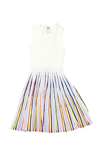 Milly Minis Girls Sleeveless Rib Knit Pullover Sweater Dress Multicolor Size 12 - Picture 1 of 5