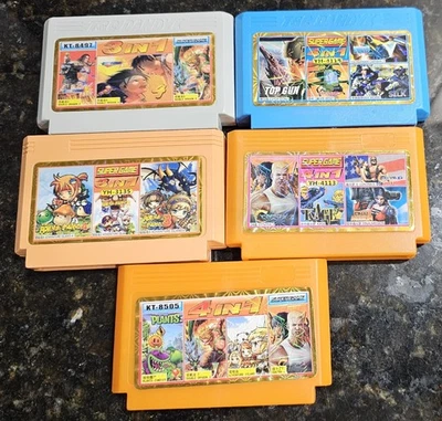 Double Dragon Zombie Contra Final Mission Adventure Island Top Gun 5 Game Dendy  - Image 1 of 4