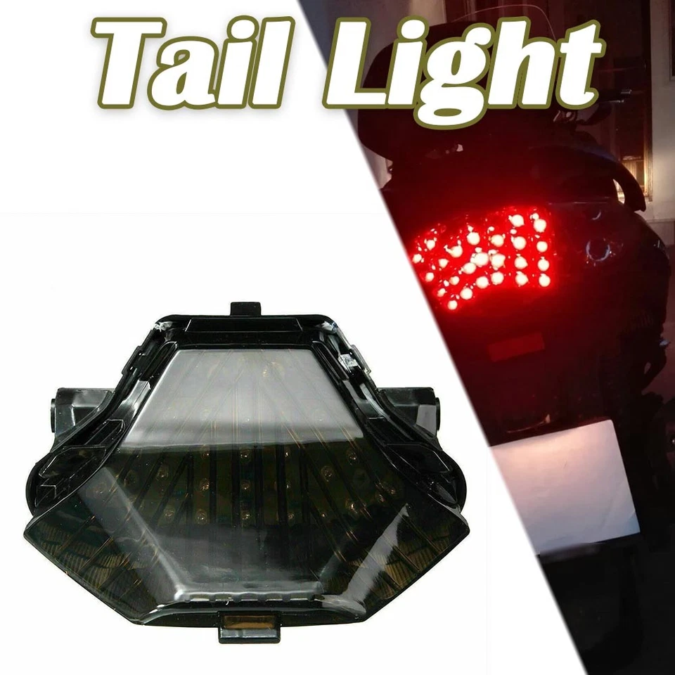 Luz trasera LED ABS plástico accesorios integrados aptos para Yamaha YZF R3 R25 Foto 1 de 4