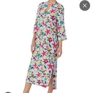 Kate Spade New York Aqua Blumendruck Schlitz Rundhals Small - Bild 1 von 15