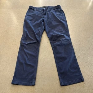 Mountain Khakis Camber 105 Pants Mens 38x34 Classic Fit Straight Leg Hiking Blue - Picture 1 of 5