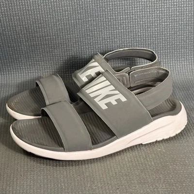 Nike Tanjun Sandalia Mujer Gris Fresco Correa Ajustable Talla 8 882694-002 Foto 1 de 4