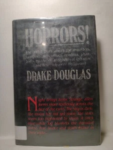 Horrors! by Drake Douglas -1989 -HCwDJ -ExLibrary -1st Publishing -Horror Books - Picture 1 of 16