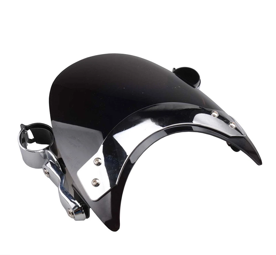 Parabrisas negro de EE. UU. para Yamaha VMAX 1200 VSTAR XVS1100 XVS650 XVS950 Foto 1 de 4