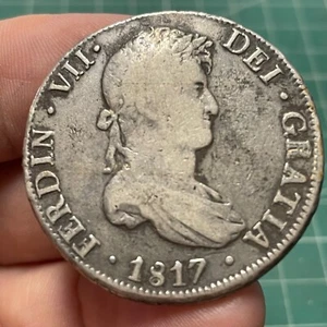ESPAÑA 8 Reales del año 1817 Fernando VII Ceca de Potos PJi, Bolivia - Bild 1 von 7