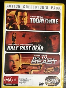 Steven Seagal Today You Die / Half Past Dead / Belly If The Beast DVD Action - Picture 1 of 2