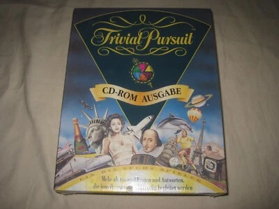 Hasbro Interactive TRIVIAL PURSUIT German Windows 95 Big Box CD PC Game SEALED - Image 1 of 4