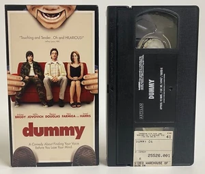 DUMMY VHS - TESTED & WORKS - FREE SHIPPING - 2003 - MILLA JOVOVICH ADRIEN BRODY - Picture 1 of 2