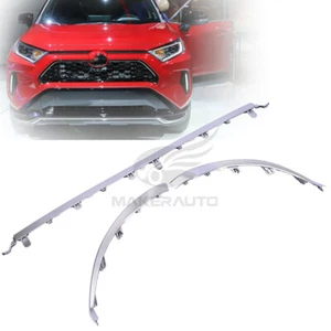 For 2021 2022-2024 Toyota Rav4 Prime Left Right Center Front Bumper Lower Trim - Picture 1 of 13