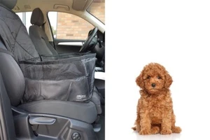 Für Hundetasche Auto Sitzschoner Hunde Tasche faltbar neu für Pudel (Zwergpudel) - Bild 1 von 8