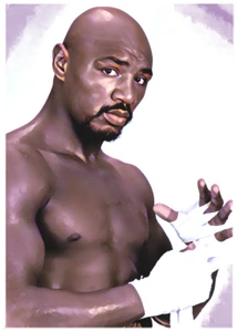 Marvelous MARVIN HAGLER * Custom ACEO * Fun Novelty * CELEBRITY * Art Card * ATC - Bild 1 von 2