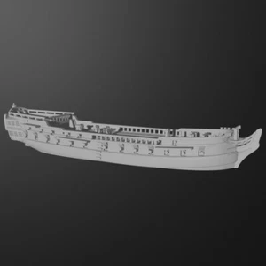 1/1200th British 800 Tonner East Indiaman (38 guns) - Picture 1 of 1