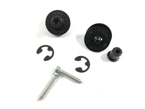 Dunlop Strap Locks - Guitar - Flush Mount Strap Retainer System Black - Picture 1 of 6