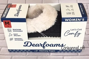 Dearfoams Clog Slippers 7/8 Warm Indoor Outdoor Memory Foam Women's Slip-on M - Picture 1 of 17
