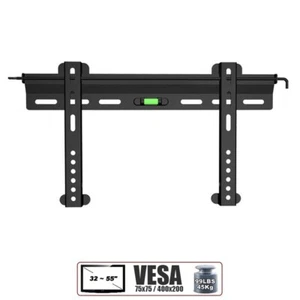 TV Wall Mount Fixed Slim Bracket 32 36 37 40 42 43 45 46 47 50 51 52 55" LCD LED - Picture 1 of 1