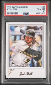 2017 Topps Gallery #95 Josh Bell RC PSA 10 - Picture 1 of 2