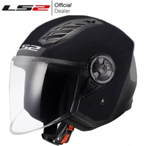 Casco Jet LS2 Airflow 2 Nero Lucido Interno Removibile Prese D'Aria Omologato - Foto 1 di 3