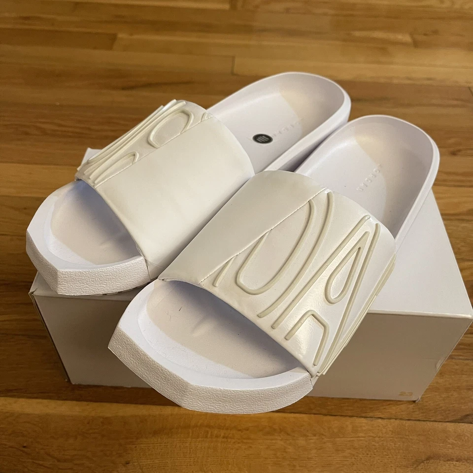 Nike Jordan Sandals NOLA Women's Slide CZ8027 100 Slippers Slides White Size 7