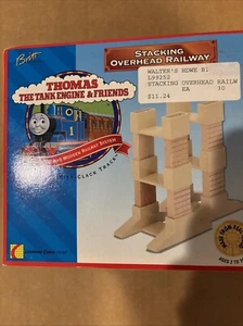 Wooden Railway Stacking Overhead Railway Riders NISB 1996 - Picture 1 of 5