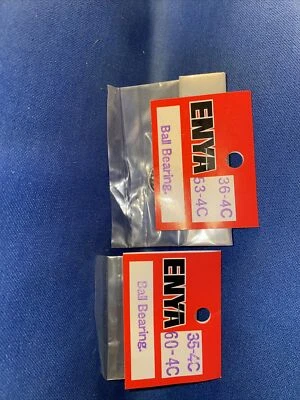ENYA 36-53-4C GEAR BOX AND CAM DRIVESHAFT BEARINGS SET NIP - Image 1 of 3