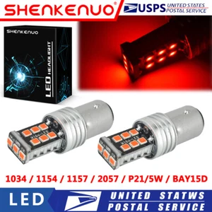 For Suzuki Vstrom DL650 2004-2016 - 2X P21/5W 1157 LED Tail Stop Brake Light US - Picture 1 of 12