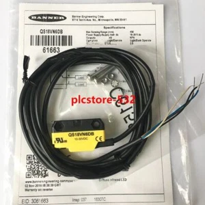 New BANNER QS18VN6DB Photoelectric Sensor - Picture 1 of 2