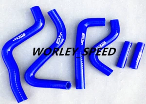 Blue Silicone Radiator Hose For KAWASAKI KX250 KX 250 1995-2002 95-02 - Picture 1 of 7