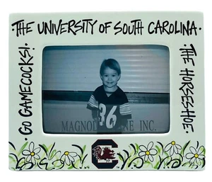 South Carolina Gamecocks Ceramic 5x7 Picture Frame by Magnolia Lane-New - Picture 1 of 2
