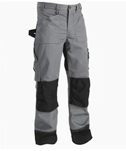 BLAKLADER WORK PANTS Men's 43x30 Gray Grey Canvas Utility Cargo Pockets NWT - Picture 1 of 4