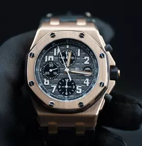 Audemars Piguet Royal Oak Offshore 25940OK Chronograph 18k Roségold Uhr 42mm - Bild 1 von 11