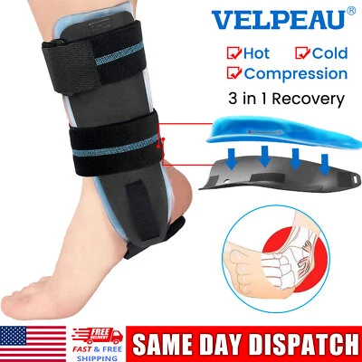 VELPEAU Ankle Brace - Stirrup Ankle Splint - Stabilizer Suppor for Sprains S/L - Image 1 of 4