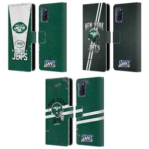 OFFIZIELLE NFL NEW YORK JETS LOGO ART BRIEFTASCHE HÜLLE HUELLE FÜR OPPO HANDYS - Bild 1 von 9