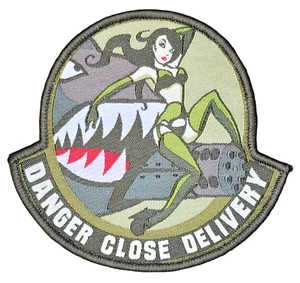 MSM DANGER CLOSE DELIVERY MILSPEC MONKEY TACTICAL ARID HOOK MORALE PATCH - Picture 1 of 2